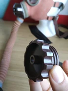 Close up of the training device