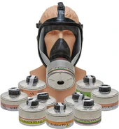 Some of the nowadays produced filters by Gamma and a 3M mask.