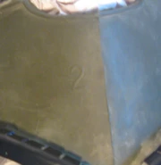 Norwegian mask's forehead marking