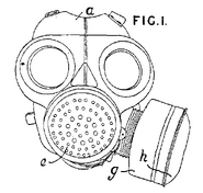 Experimental Light A. G. Respirator Mark 1 as per patent no. 555,668.