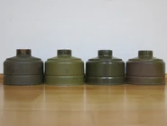 34M, earlier 41M, later 41M and "43M" filters.