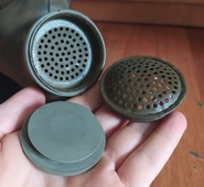 Disassembled outlet assembly