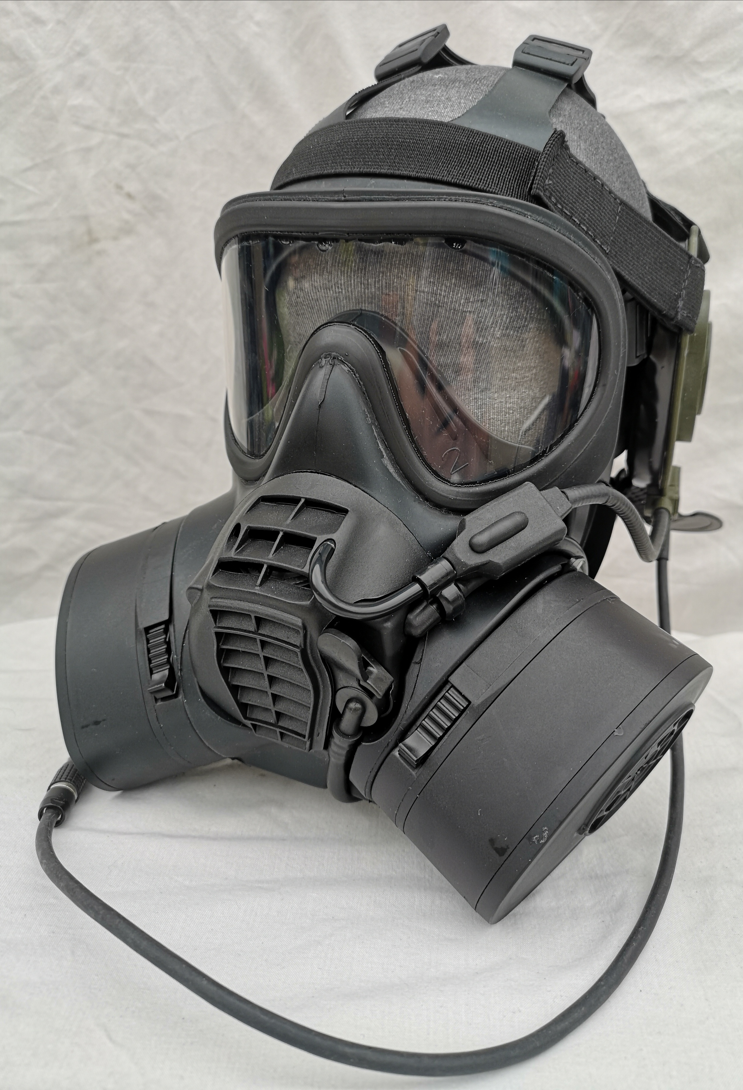 Full face gas mask military reality CS field protective helmet