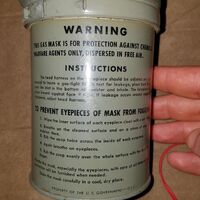 Instructions of M1A2-1-1 filteration canister