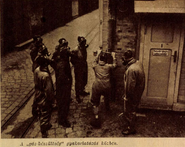 Anti-gas drill by the Luftschutz (German civil defence), early 1930s.