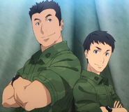 Sergeants Wataru Katsumoto and Takeo Kurata Anime Season 1 introduction.