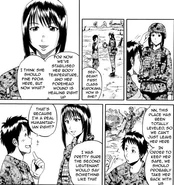 Kurokwa discussing Tuka Luna Marceau's condition with Itami in Manga volume 3 page 17.