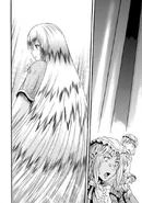 Lelei's long hair that grows after Hardy enters her body Manga chapter 58 page 2.