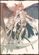 Giselle as in printed works. Note her scythe rather than halberd to reap souls.