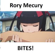 Video episode 15 Rory sealing her deal with Itami in blood to fight the Flame Dragon. Also a MEME :)