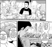 Hitoshi Furuta cooking at Imperial Gardens Manga chapter 30 page 13.