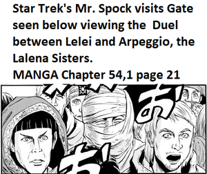 Mr Spock Visits Gate Manga