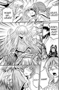 Hardy enters Lelei's body and her hair grows Manga Chapter 57 Page 34.