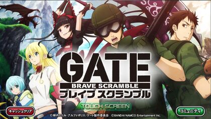 Gate Brave Scramble Gate Thus The Jsdf Fought There Wiki Fandom