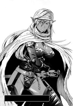 yao from Gate - and the JSDF fought. dark elf, drow