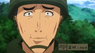 Akira Tomita tries his best not to laugh at Itami's new outfit - GATE JSDF - anime series.jpg (98 KB)