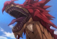 The flame dragon encountered by the JSDF.