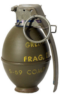 その他 JGSDF Mk2 frag grenade can case Original U.S. WWII Inert MkII Pineapple Fragmentation