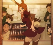 Delilah, "This ass is for show not to slap or grab!" From Anime Episode 11.
