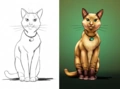 Concept art de Sasha - Tigrestar and Sasha