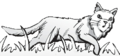 Leonado en el manga de Crowfeather's Trial