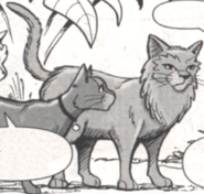 Corazón de León en el manga de Bluestar's Prophecy