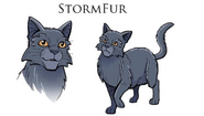 Concept art de Borrascoso - A Shadow in Riverclan