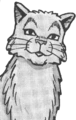 Leonado en el manga de Bramblestar's Storm