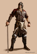 Warrior with medium armor, from Gauntlet Seven Sorrows