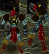 Picture of Warrior as Castle General; initials CAS with numeric password 400