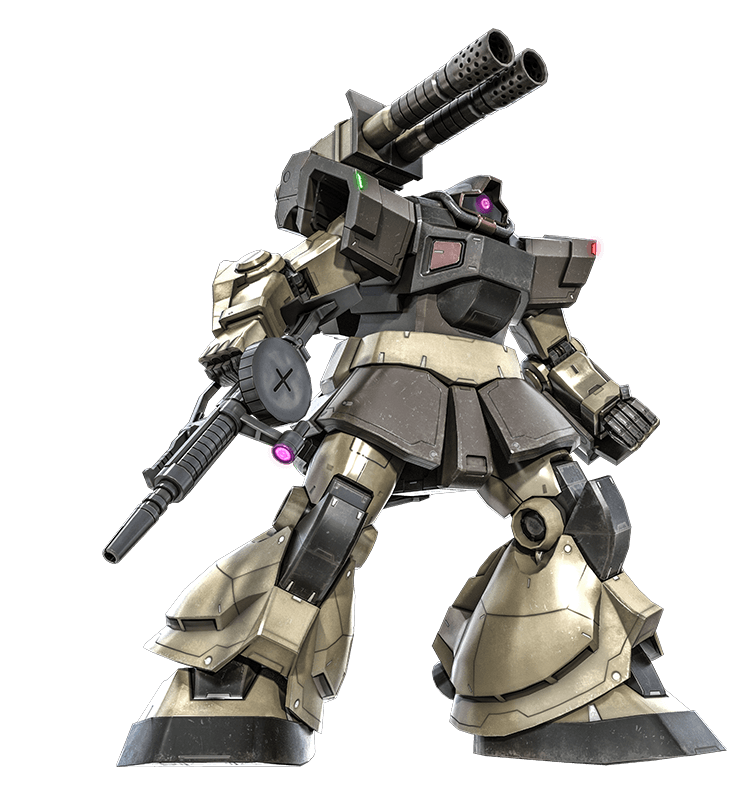 Dom Cannon Multi Gun Type Gundam Battle Operation 2 Wiki Fandom - heavy dual cannon roblox