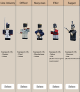 The first iteration of class selection. (February 3, 2023)