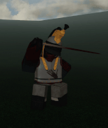 A Cuirassier Zombie stunned by the Crucifix.