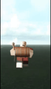 A Bomber igniting its barrel and blowing up.