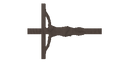 Crucifix transparent