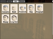 The older iteration of the customization menu