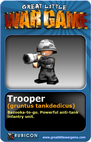 GLWG trading card trooper