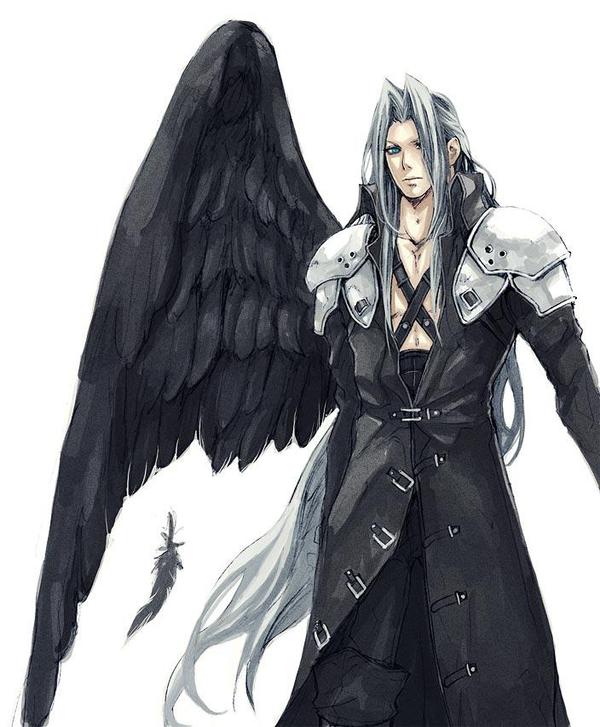 final fantasy sephiroth wings