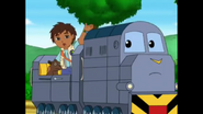 Chucho needs his whistle to warn the animals to stay off the tracks! (1)