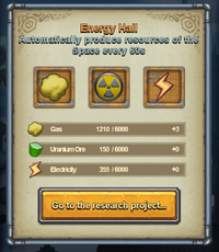 Energy Hall Interface