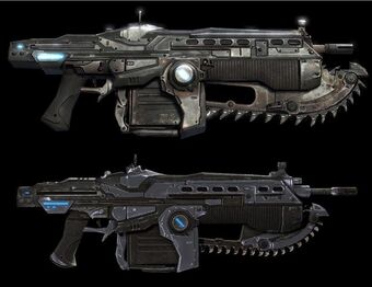 Mark 2 Lancer Assault Rifle Gears Of War Wiki Fandom