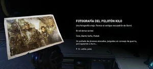 Fotografía del Escuadrón Kilo como coleccionable de 