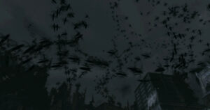 A Kryllstorm commenses as twilight approaches in .