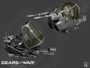 Modelo del Cañón Flechette