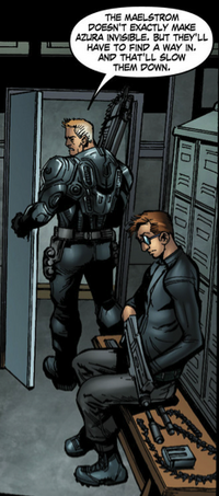 Dury and Nevil discussing the inevitable locust attack.