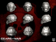 Modelos del casco para Gears of War