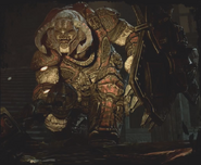 Un Mauler cargando con su Escudo Acorazado