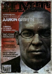 Aaron Griffin en la portada de HTM.