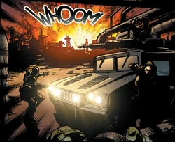 The Acastu wells exploding.