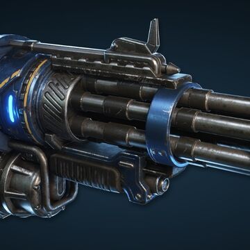 Mega Mech Gatling Gun Gears Of War Wiki Fandom - roblox minigun gear
